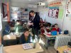 Paşaköy İlkokulu’nda derslere katıldı