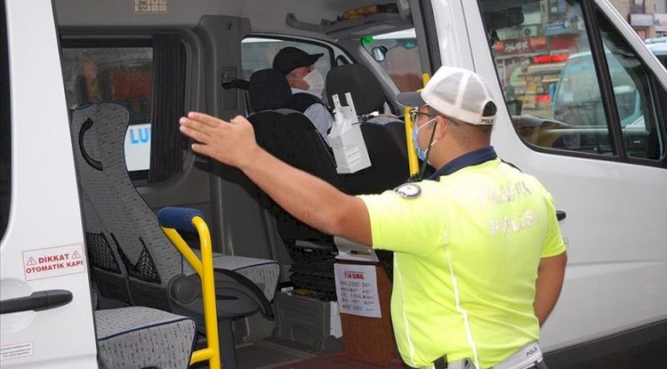 Okul servis araçları denetlendi
