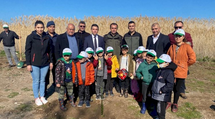 Minik Eller Fidanları Toprakla Buluşturdu