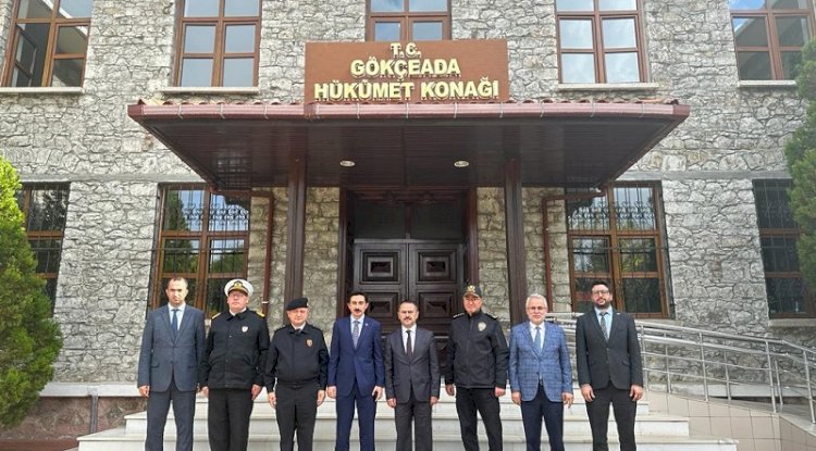 Vali Aktaş Gökçeada’ydı