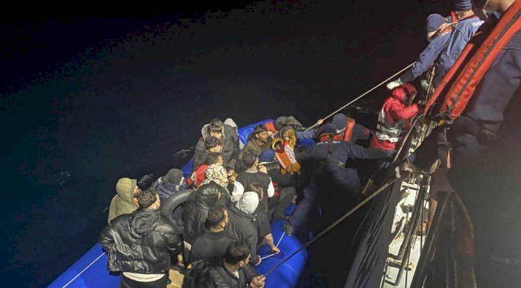 Ayvacık’ta Sahil güvenlik Ekipleri operasyon Gerçekleştirdi