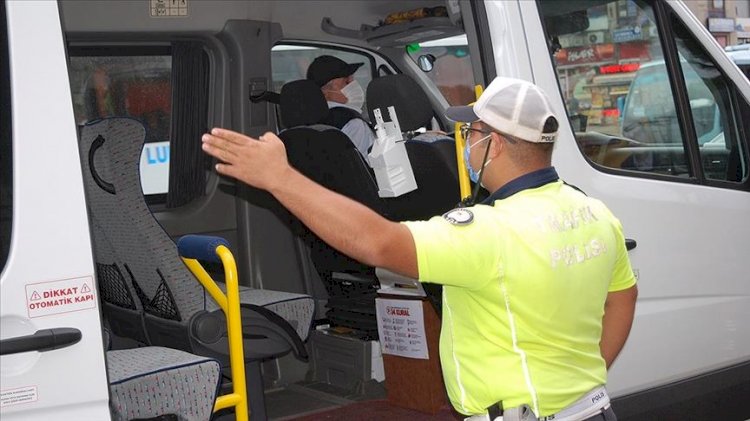 Okul servis araçları denetlendi
