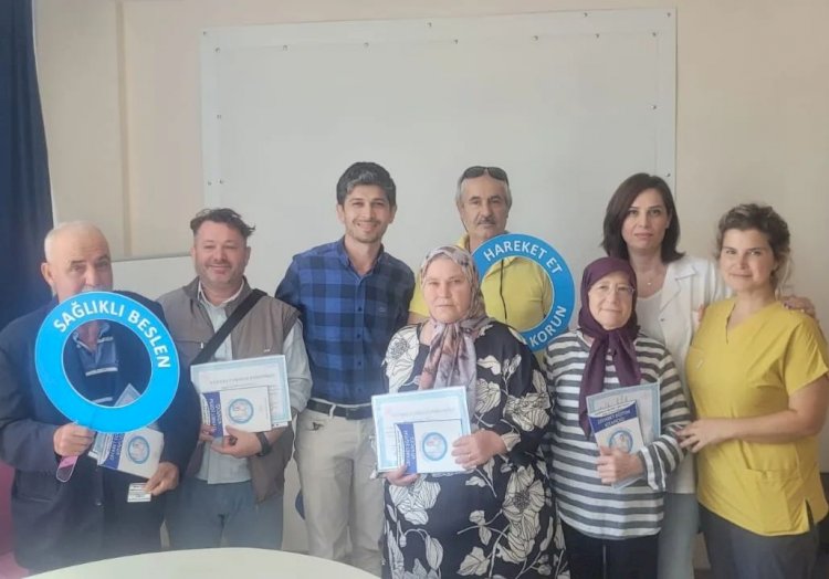 Diyabet okulu eğitimi tamamlandı