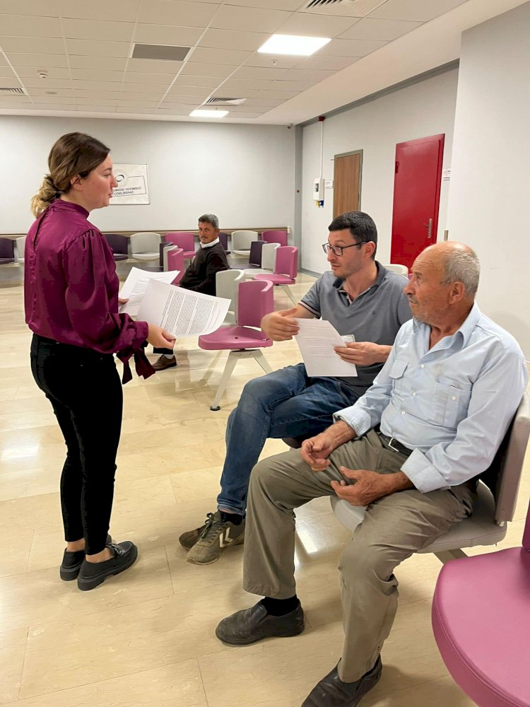 Çan Devlet Hastanesi’nde 21 Ekim standı
