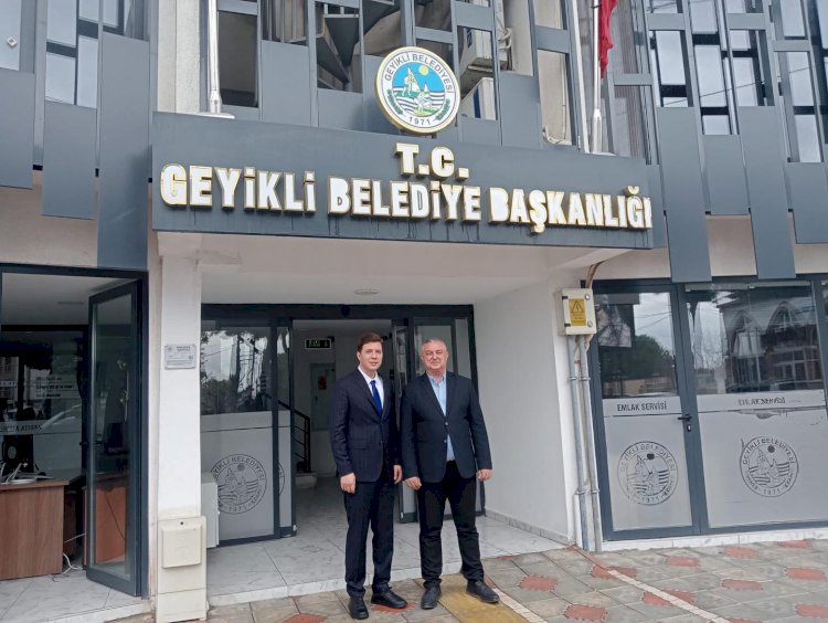 Kaymakam Kızılgüneş’ten Başkan Oruçoğlu’na ziyaret 