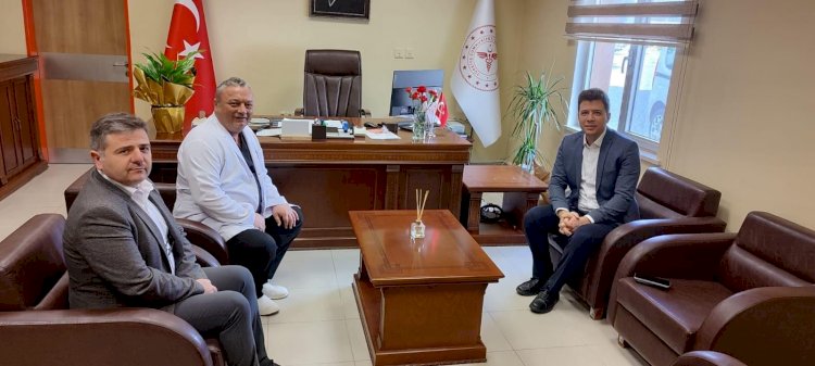 Kaymakam Kızılgüneş’ten Başhekim Akbaş’a Ziyaret