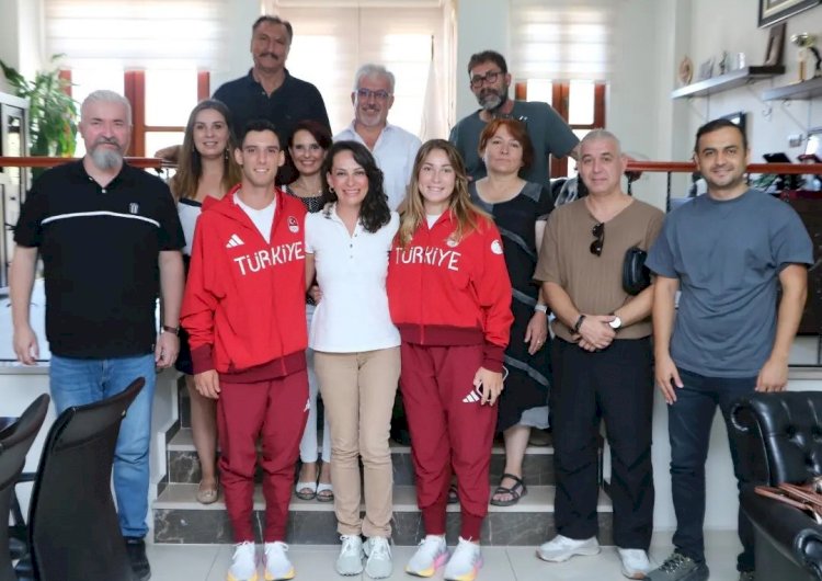 Başkan Keskin milli sporcuları tebrik etti