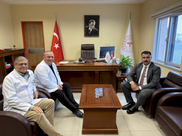 Kaymakam Karali Ezine Devlet Hastanesi’ni ziyaret etti