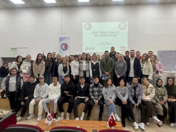 Ezine Meslek Yüksekokulunda ISO 22000 ve HACCP Eğitimi Düzenlendi